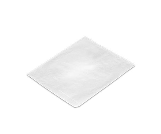 1/4 Fold Flat Paper Bag - White