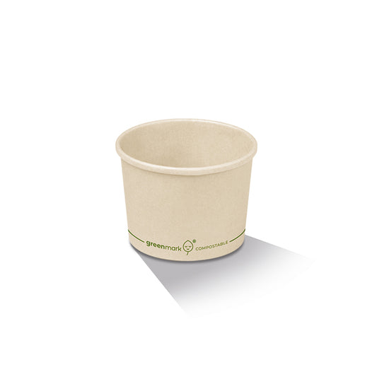 PLA Coated Bamboo Bowl - 12oz