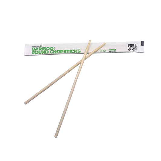 Bamboo Round Chopsticks -4.5x200mm