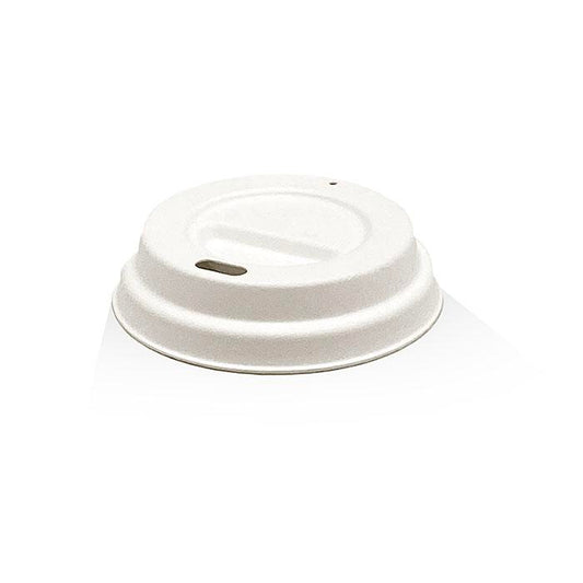 Bagasse Hot Cup Lid White - 4oz