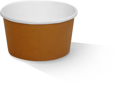 PLA Coated Paper Bowl Brown - 8oz