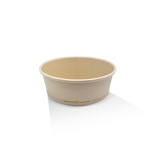 PLA Coated Bamboo Paper Salad Bowl - 16oz