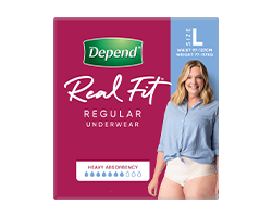 DEPEND® Real Fit Underwear for Women Large