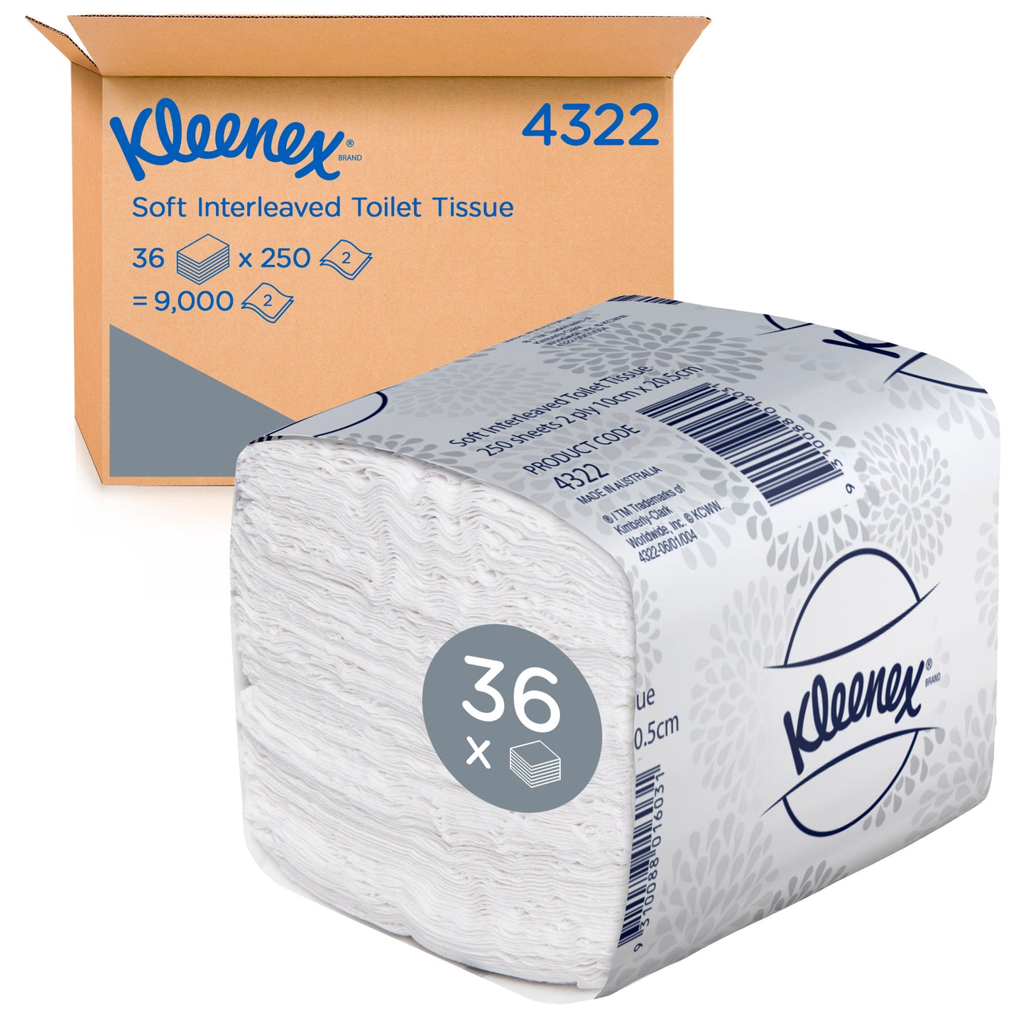 KLEENEX® Soft Interleaved Toilet Tissue