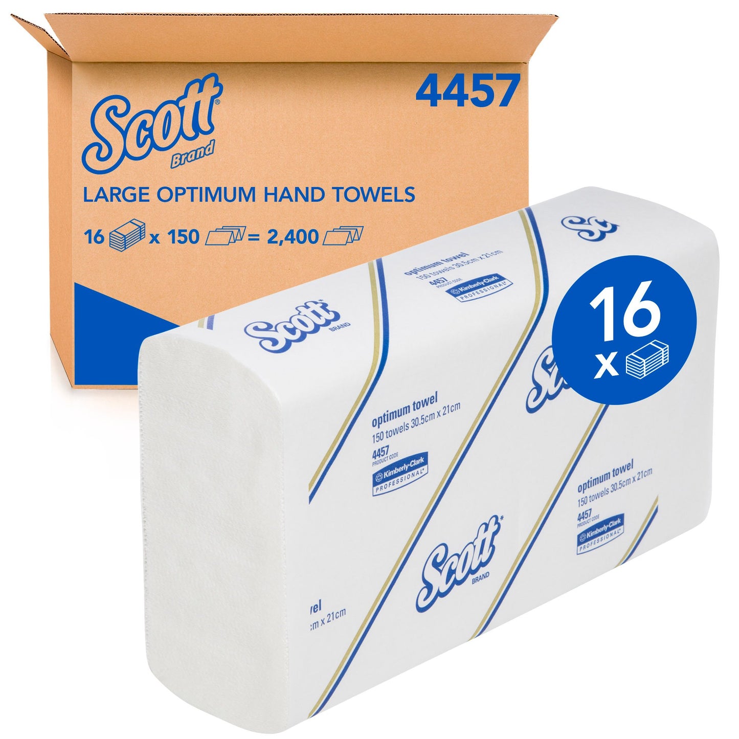 SCOTT® Large Optimum Hand Towels