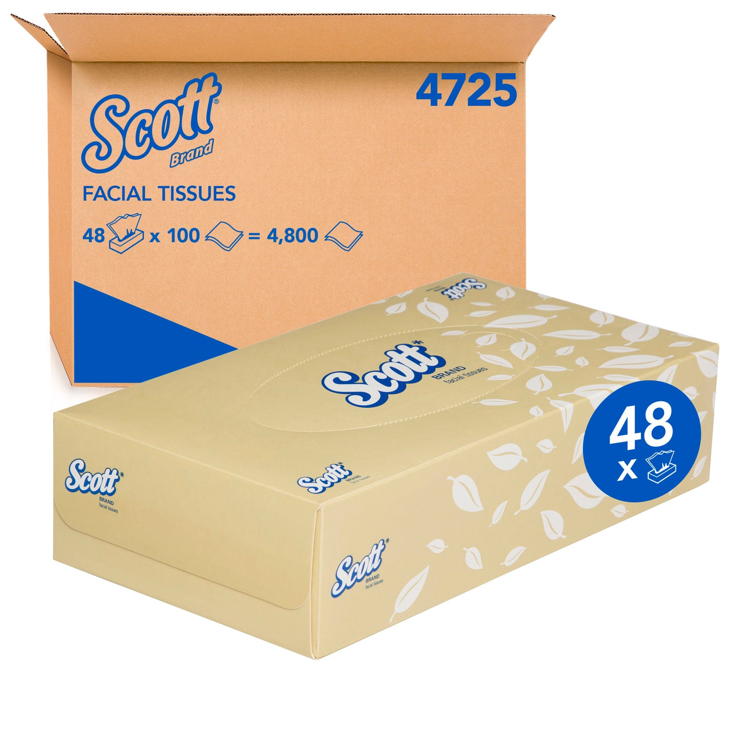 SCOTT® Facial Tissue Box