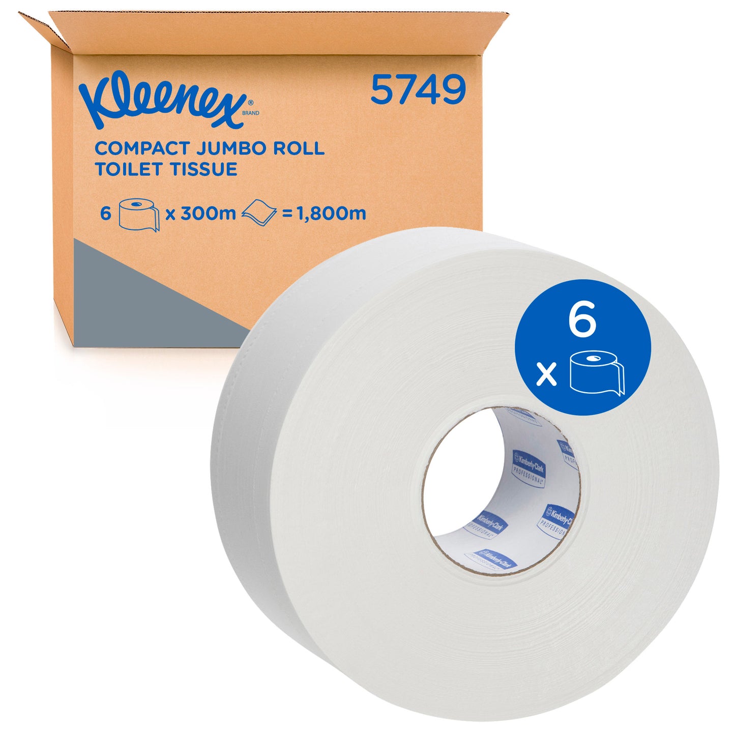 KLEENEX® Compact Jumbo Roll Toilet Tissue