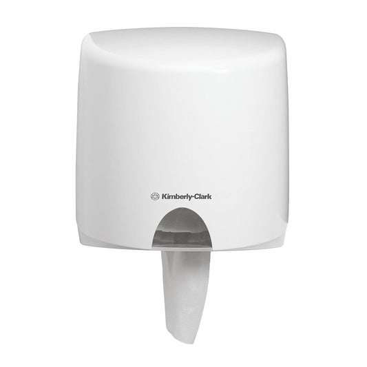 KIMBERLY-CLARK PROFESSIONAL® AQUARIUS® Roll Control Centrefeed Dispenser, White Wiper Roll