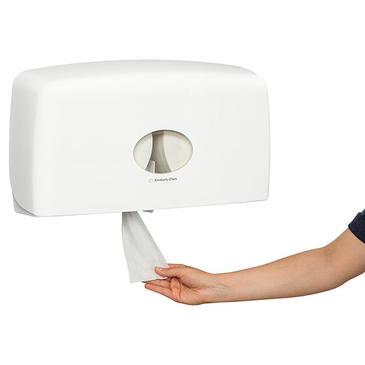 KIMBERLY-CLARK PROFESSIONAL® AQUARIUS® Twin Jumbo Roll Dispenser