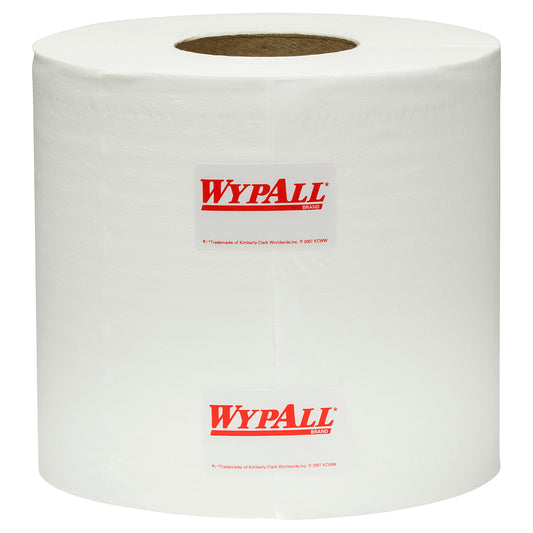 WYPALL® L10 Roll Control Centrefeed Wiper Roll, White Single Use Disposable Wiper