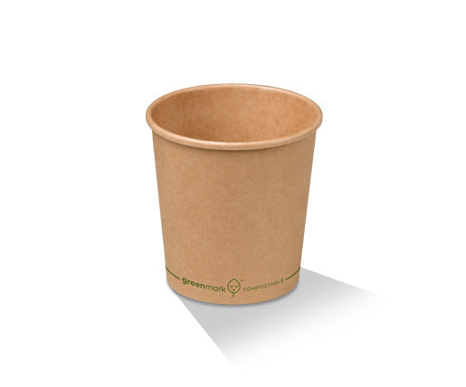 PLA Coated Brown Kraft Bowl - 12oz