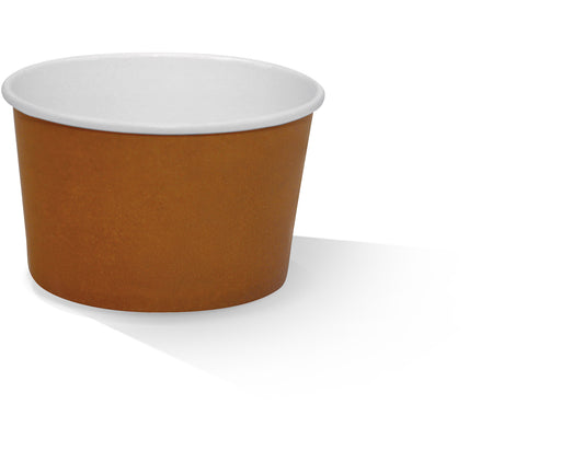 PLA Coated Paper Bowl Brown - 12oz