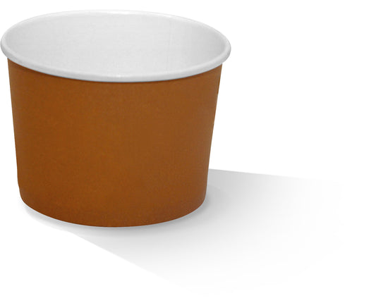 PLA Coated Paper Bowl Brown - 16oz